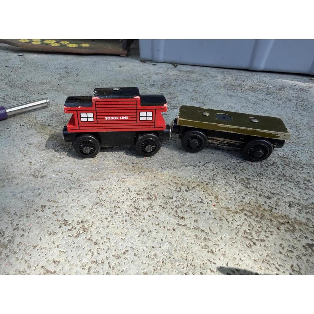 SODOR LINE CABOOSE (1994) FLAT MAGNETS Vintage Thomas Wooden Trains